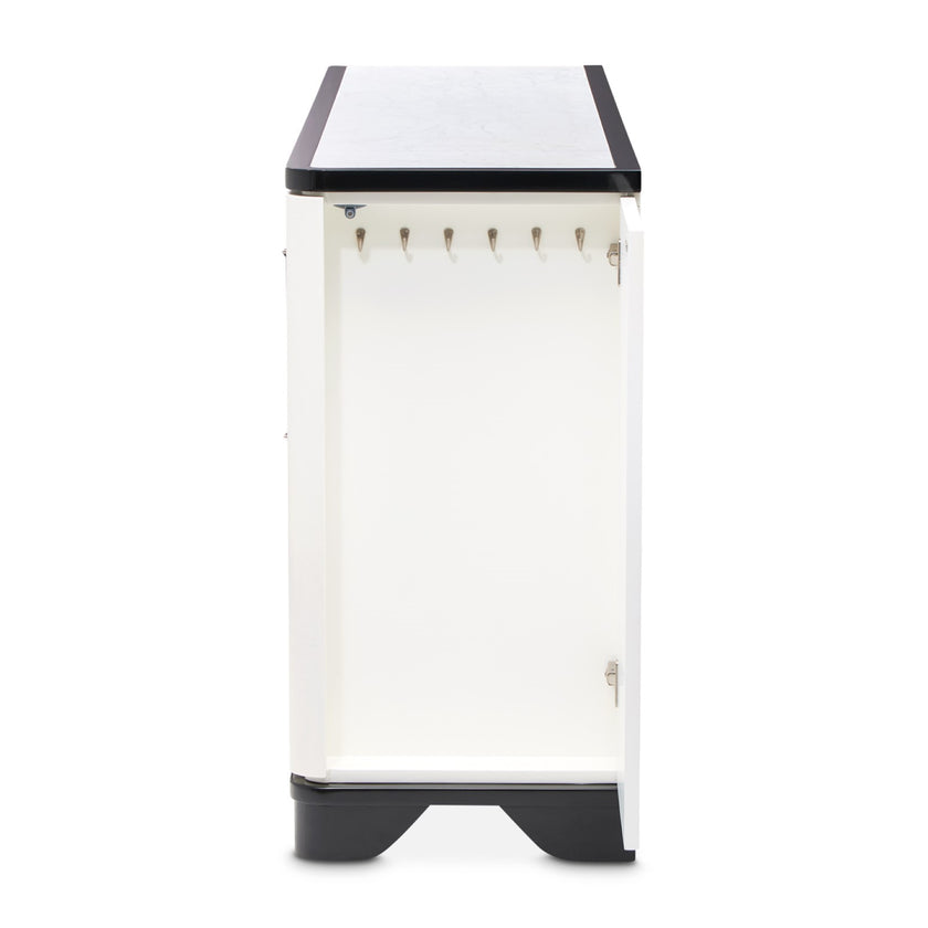 Michael Amini Tuxedo Dresser - Piano Keyboard