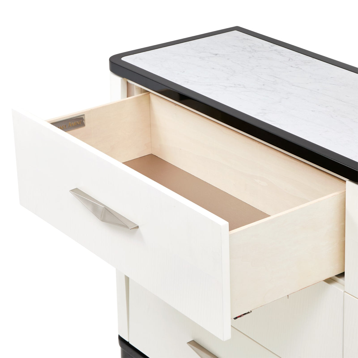 Michael Amini Tuxedo Dresser - Piano Keyboard