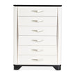 Michael Amini Tuxedo 6-Drawer Chest - Piano Keyboard