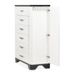Michael Amini Tuxedo 6-Drawer Chest - Piano Keyboard