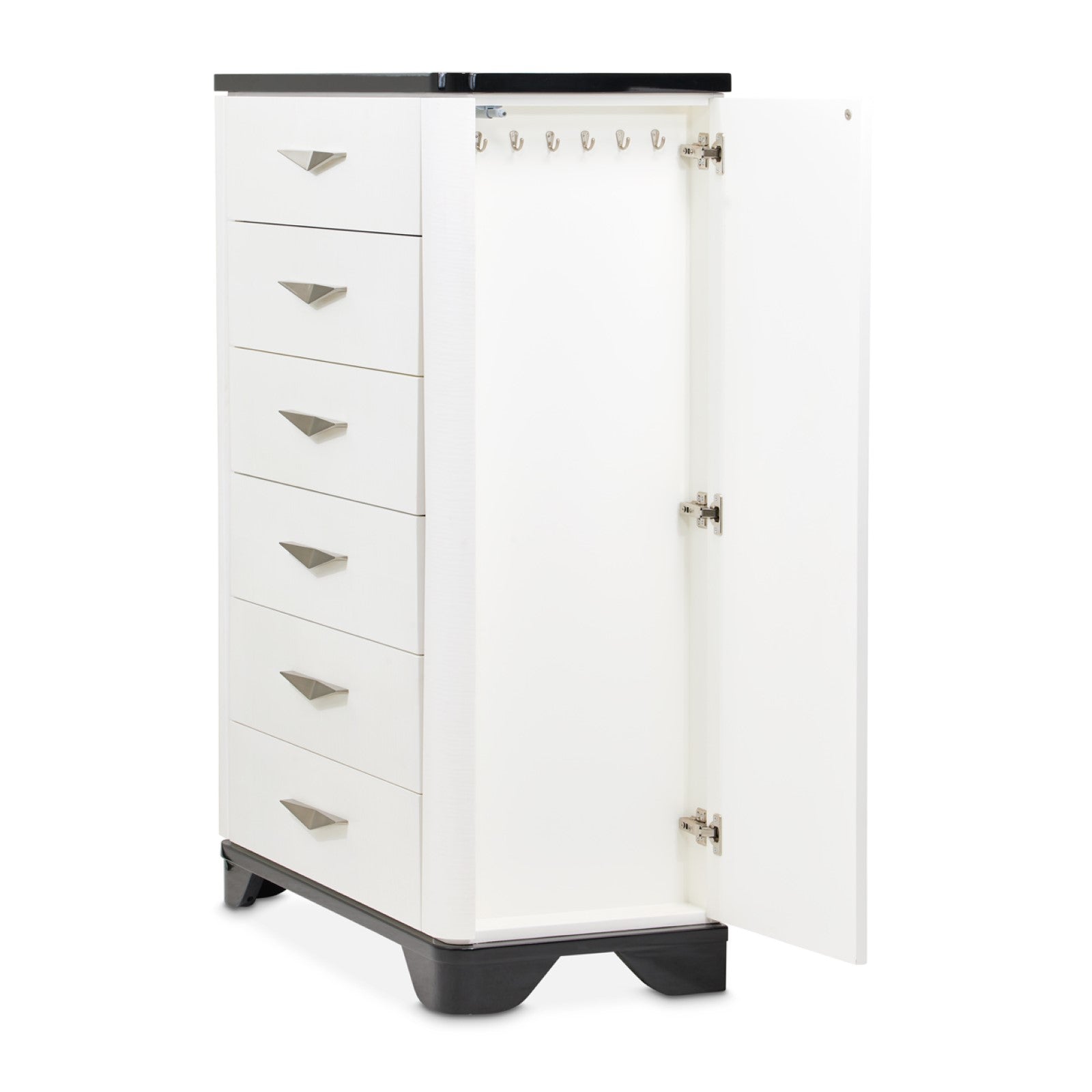 Michael Amini Tuxedo 6-Drawer Chest - Piano Keyboard