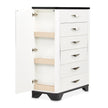 Michael Amini Tuxedo 6-Drawer Chest - Piano Keyboard