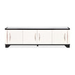 Michael Amini Tuxedo Media Cabinet - Piano Keyboard