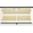 Michael Amini Tuxedo Media Cabinet - Piano Keyboard