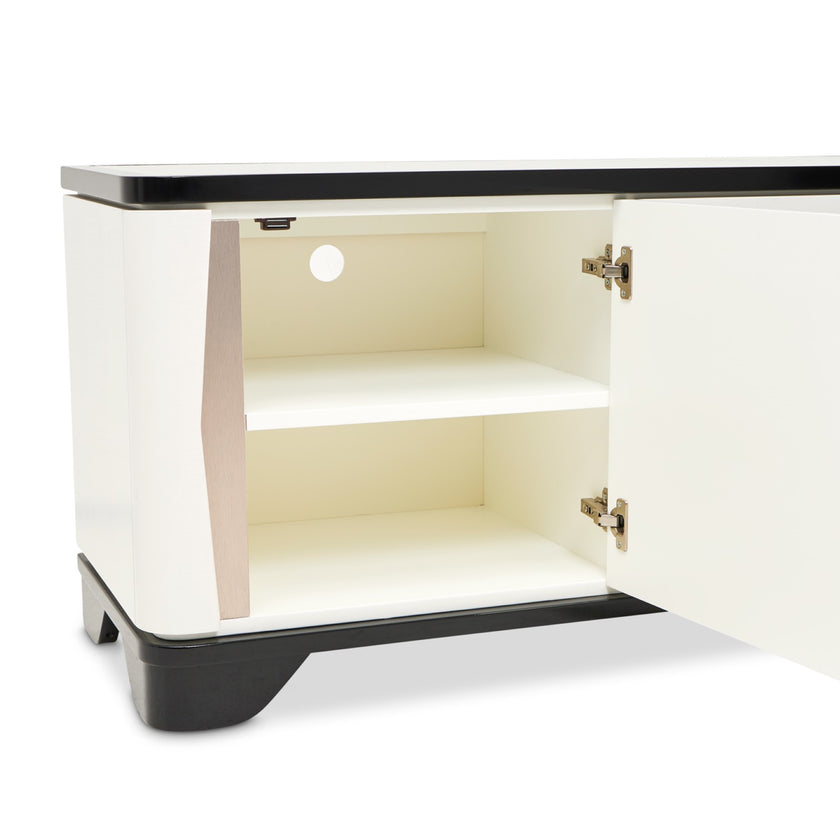 Michael Amini Tuxedo Media Cabinet - Piano Keyboard