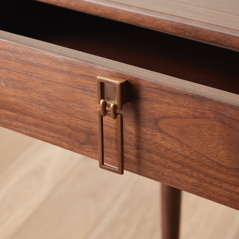 Global Views Triple Curve Desk Walnut