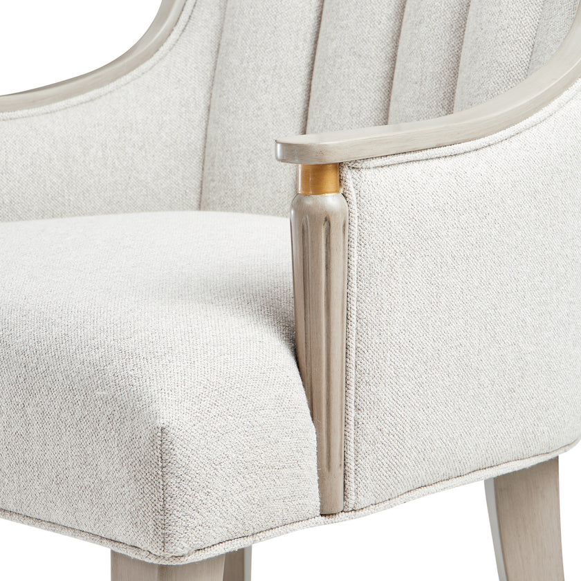 Michael Amini St. Charles Dining Arm Chair - Set of 2