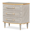 Michael Amini St. Charles 3-Drawer Nightstand