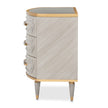 Michael Amini St. Charles 3-Drawer Nightstand