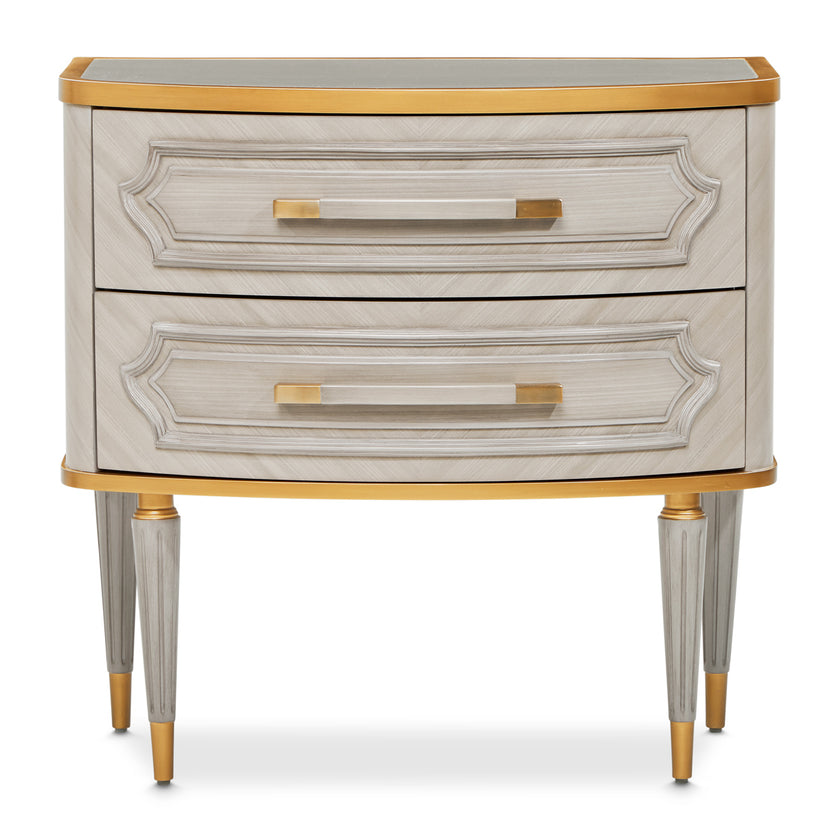 Michael Amini St. Charles 2-Drawer Nightstand