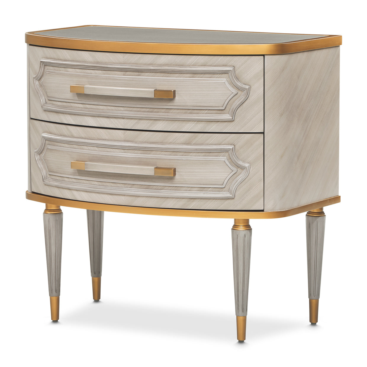 Michael Amini St. Charles 2-Drawer Nightstand