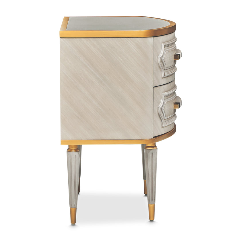 Michael Amini St. Charles 2-Drawer Nightstand