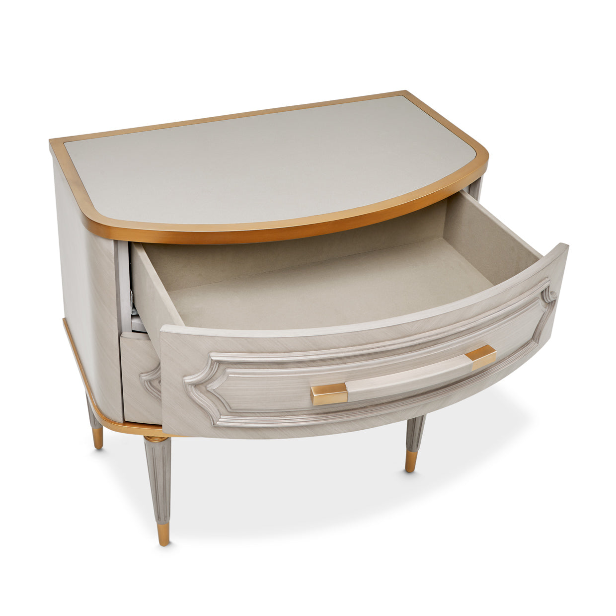 Michael Amini St. Charles 2-Drawer Nightstand