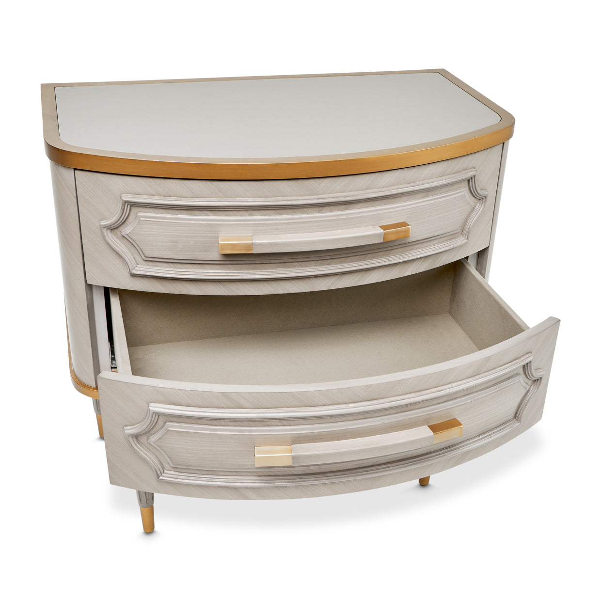 Michael Amini St. Charles 2-Drawer Nightstand
