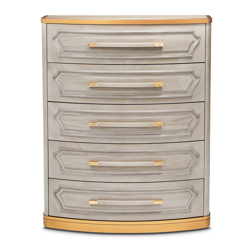 Michael Amini St. Charles Highboy Chest