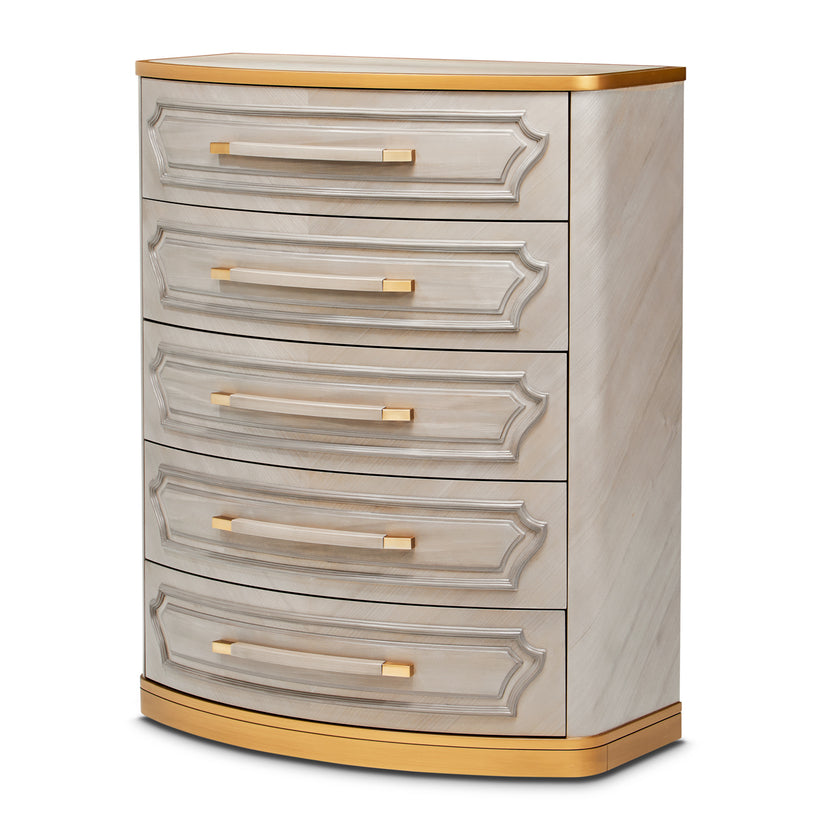 Michael Amini St. Charles Highboy Chest