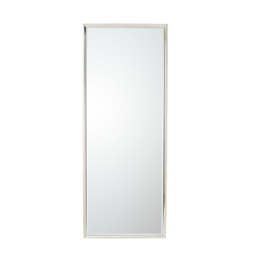 Global Views Reeves Floor Mirror Nickel