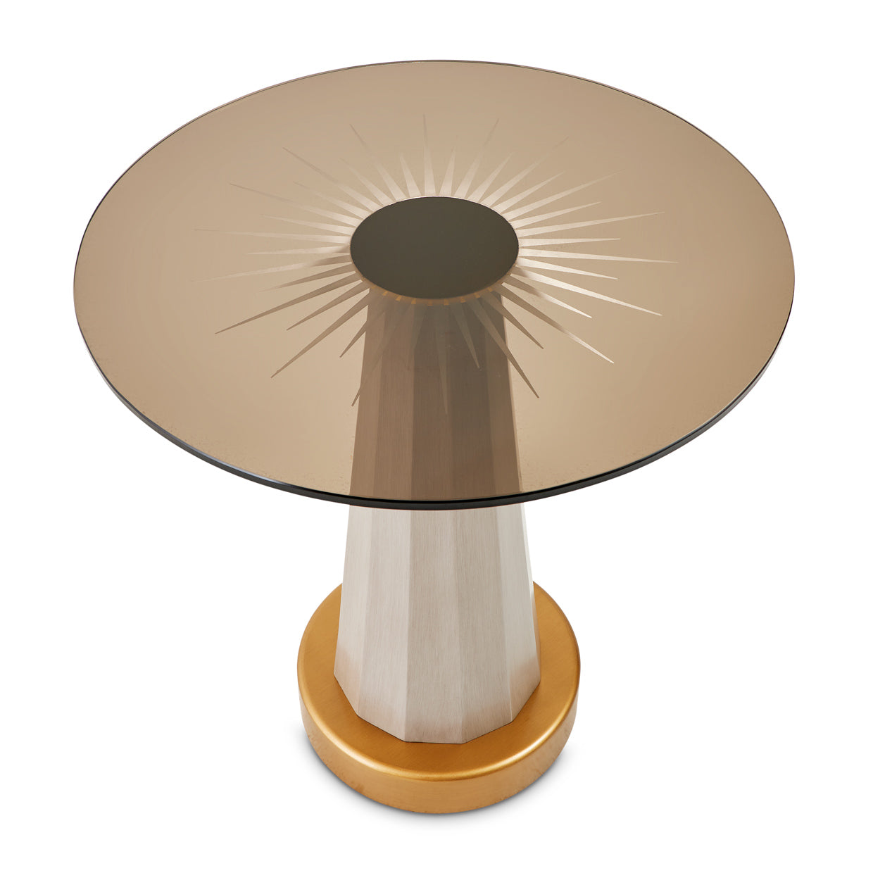 Michael Amini St. Charles Chairside Table