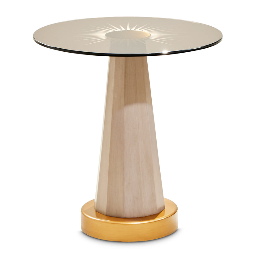 Michael Amini St. Charles Chairside Table