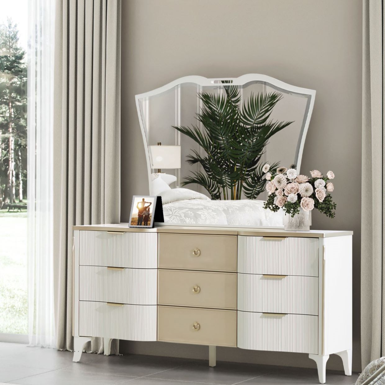 Michael Amini La Marisia Dresser
