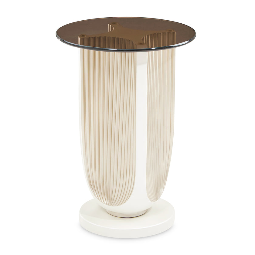 Michael Amini La Marisia Chairside Table