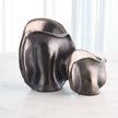 Global Views Bocca Vase Reactive Bronze