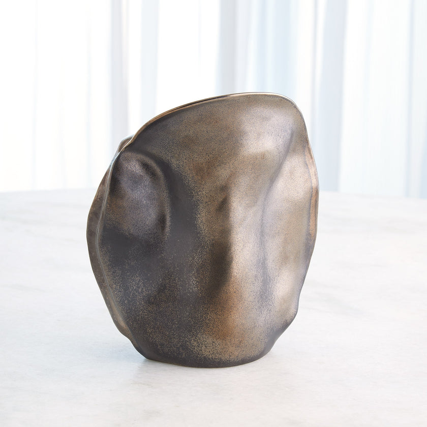 Global Views Bocca Vase Reactive Bronze