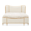Michael Amini Camellia Field Caramel Upholstered Bed