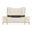 Michael Amini Camellia Field Caramel Upholstered Bed