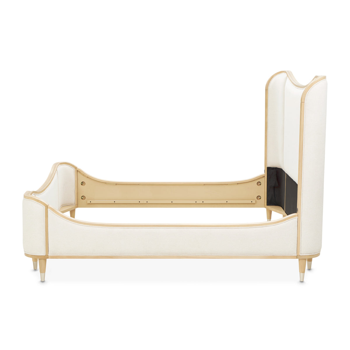 Michael Amini Camellia Field Caramel Upholstered Bed