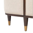 Michael Amini Camellia Field Caramel Upholstered Bed
