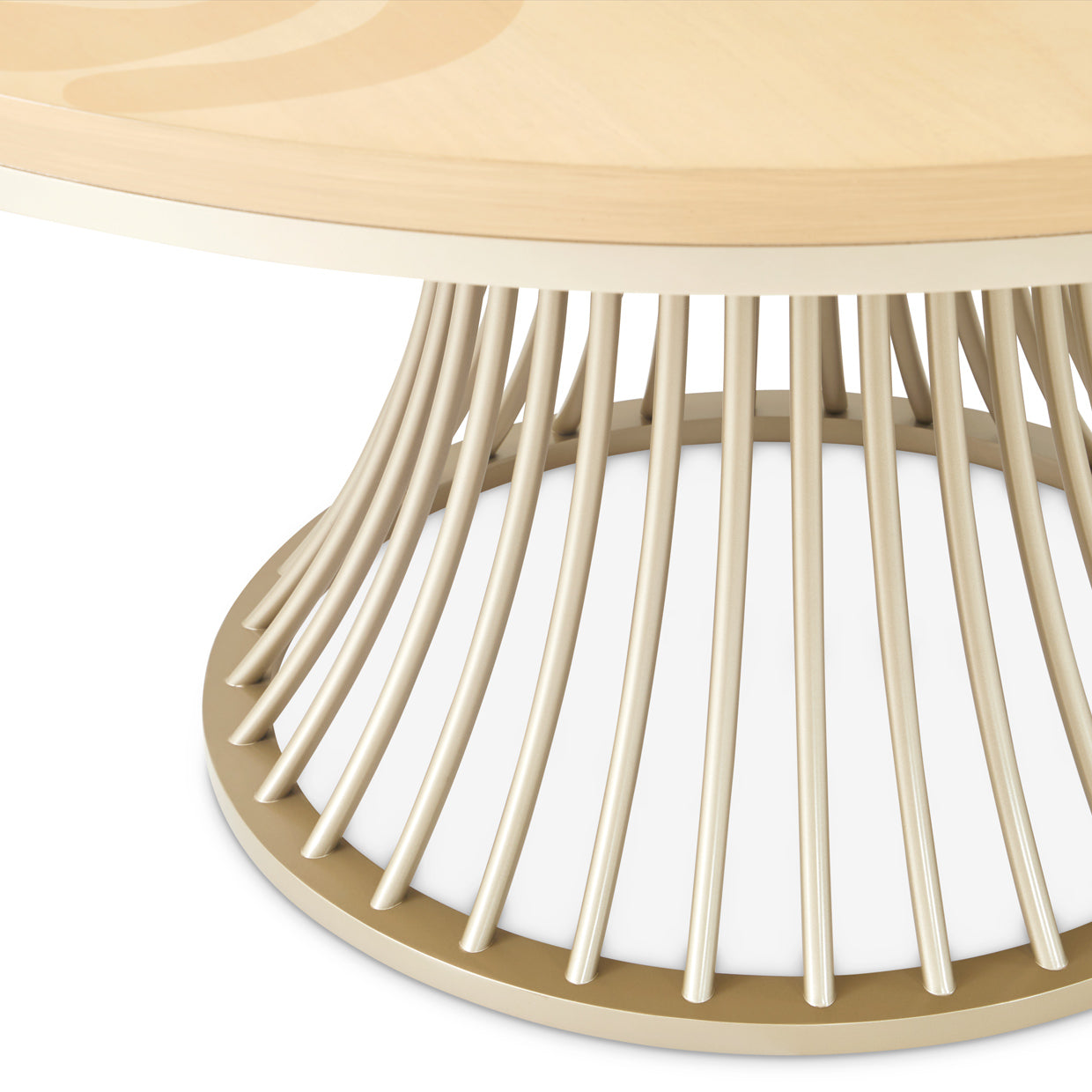 Michael Amini Camellia Field Caramel Round Dining Table