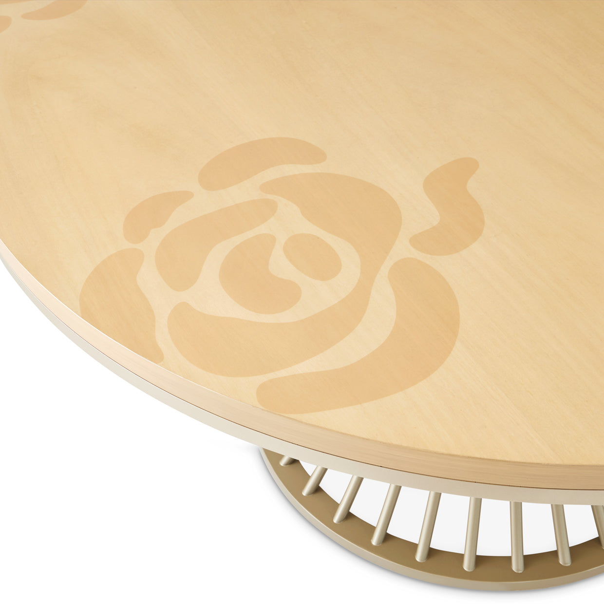 Michael Amini Camellia Field Caramel Round Dining Table