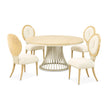 Michael Amini Camellia Field Caramel Round Dining Table