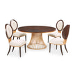 Michael Amini Camellia Field Caramel Round Dining Table