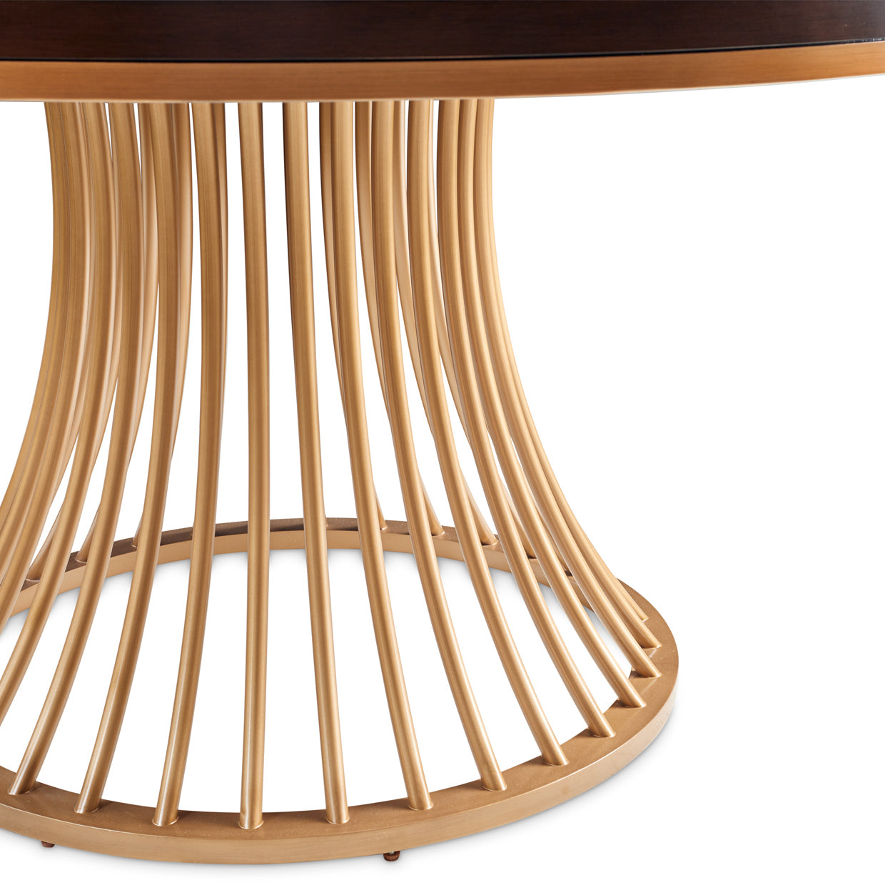 Michael Amini Camellia Field Caramel Round Dining Table