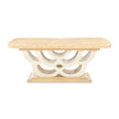 Michael Amini Camellia Field Rectangular Pedestal Dining Table - Caramel