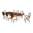 Michael Amini Camellia Field Caramel Pedestal Dining Table