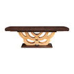 Michael Amini Camellia Field Caramel Pedestal Dining Table