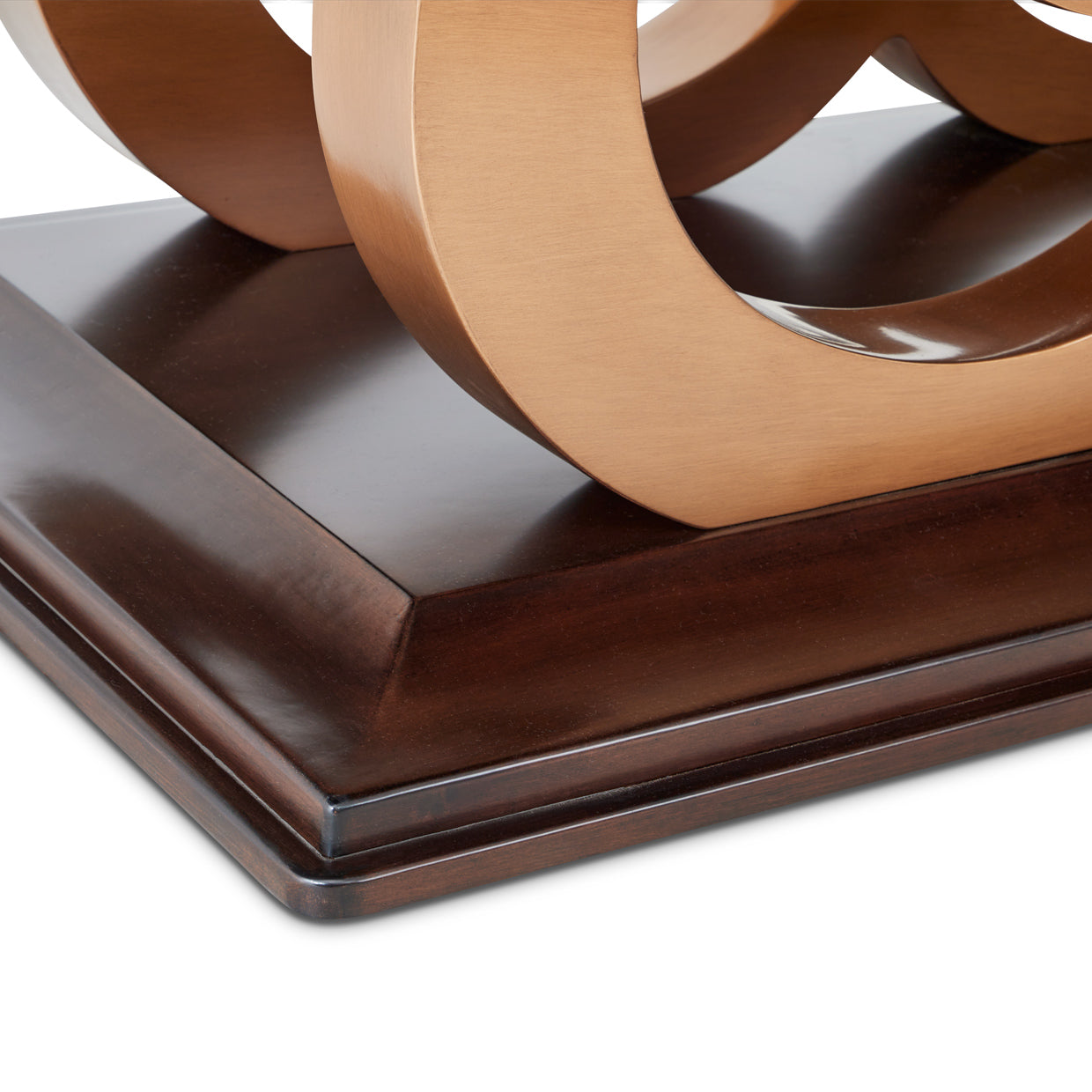 Michael Amini Camellia Field Caramel Pedestal Dining Table