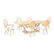 Michael Amini Camellia Field Rectangular Pedestal Dining Table - Caramel