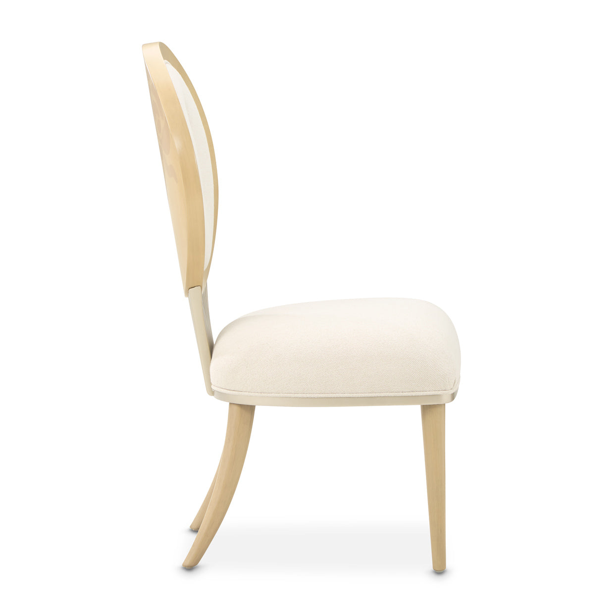 Michael Amini Camellia Field Caramel Side Chair