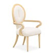 Michael Amini Camellia Field Caramel Arm Chair
