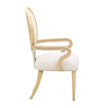 Michael Amini Camellia Field Caramel Arm Chair