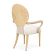 Michael Amini Camellia Field Caramel Arm Chair