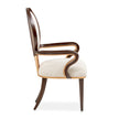 Michael Amini Camellia Field Caramel Arm Chair