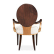 Michael Amini Camellia Field Caramel Arm Chair