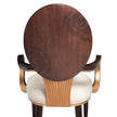 Michael Amini Camellia Field Caramel Arm Chair