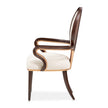 Michael Amini Camellia Field Caramel Arm Chair