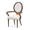 Michael Amini Camellia Field Caramel Arm Chair
